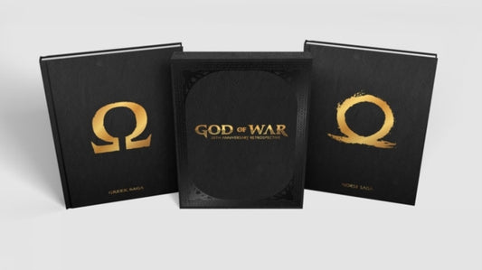Book cover of: God of War: 20th Anniversary Retrospective. By: Rick Barba