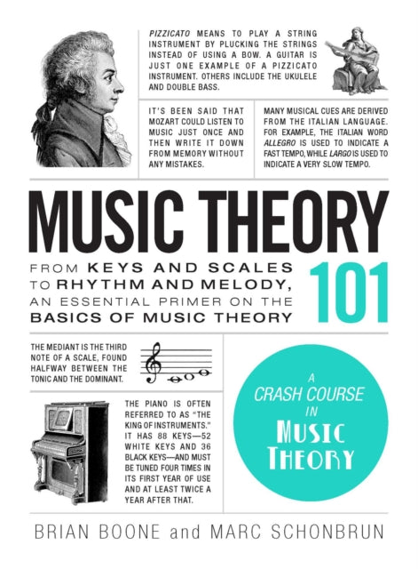 Book cover of: Music Theory 101. By: Brian Boone