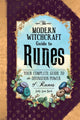 Book cover of: Modern Witchcraft Guide to Runes. By: Judy Ann Nock