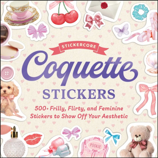 Book cover of: Coquette Stickers. By: Adams Media