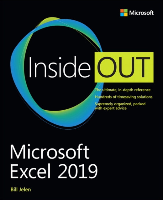 Book cover of: Microsoft Excel 2019 Inside Out. By: Bill Jelen