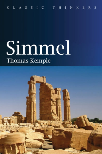 Book cover of: Simmel. By: Thomas Kemple