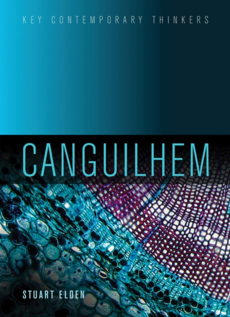 Book cover of: Canguilhem. By: Stuart Elden