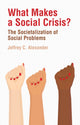 Book cover of: What Makes a Social Crisis?. By: Jeffrey C. Alexander