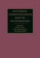 Book cover of: National Constitutions and EU Integration. By: Stefan Griller