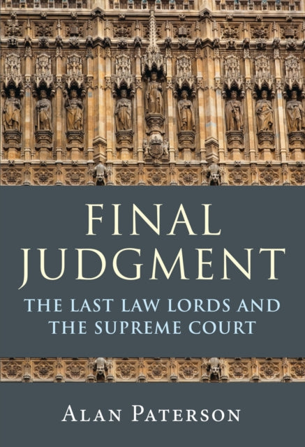 Book cover of: Final Judgment. By: Alan Paterson
