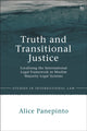 Book cover of: Truth and Transitional Justice. By: Alice Panepinto