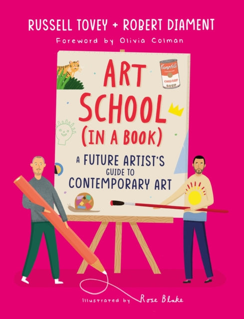 Book cover of: Art School (in a book). By: Russell Tovey