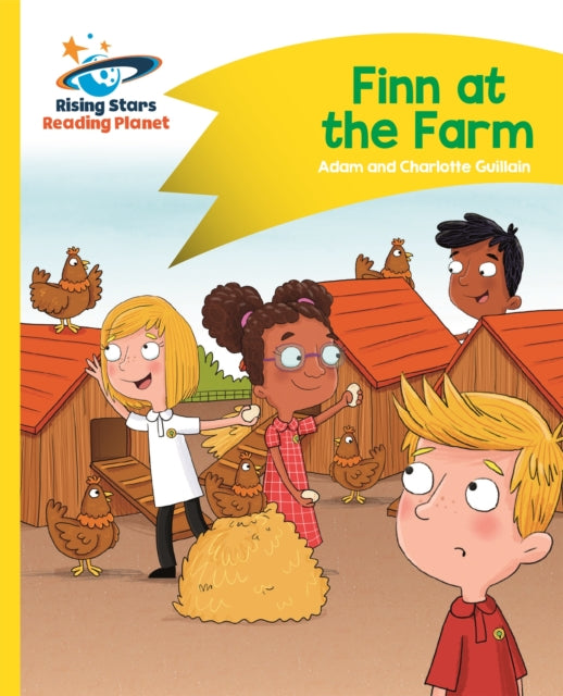 Book cover of: Reading Planet - Finn at the Farm - Yellow: Comet Street Kids. By: Adam Guillain