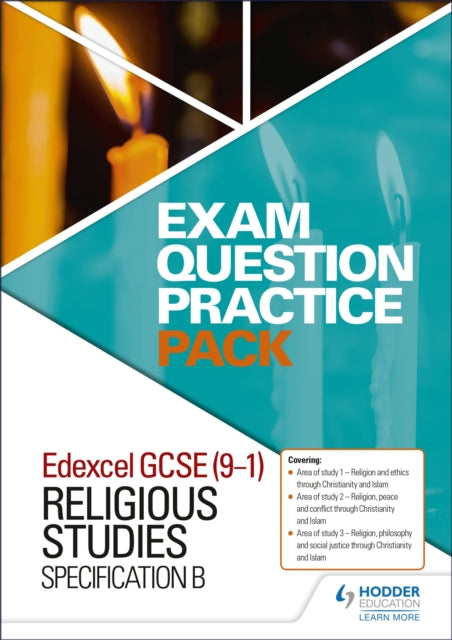 Book cover of: Edexcel GCSE (9-1) Religious Studies B: Exam Question Practice Pack. By: Hodder Education
