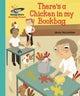 Book cover of: Reading Planet - There's a Chicken in my Bookbag - Turquoise: Galaxy. By: Jenny McLachlan