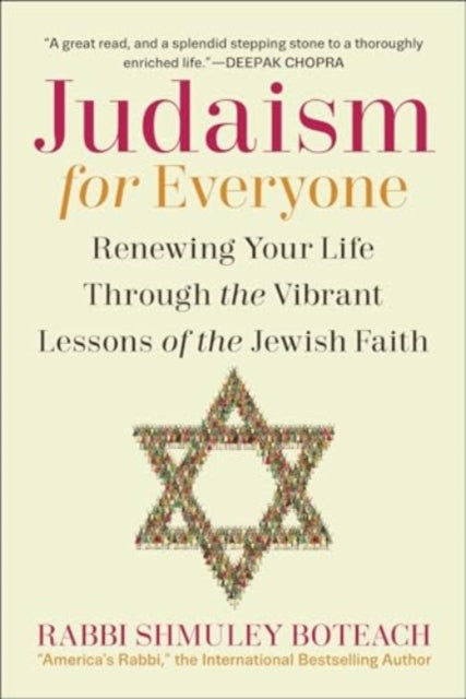 Book cover of: Judaism for Everyone. By: Shmuley Boteach