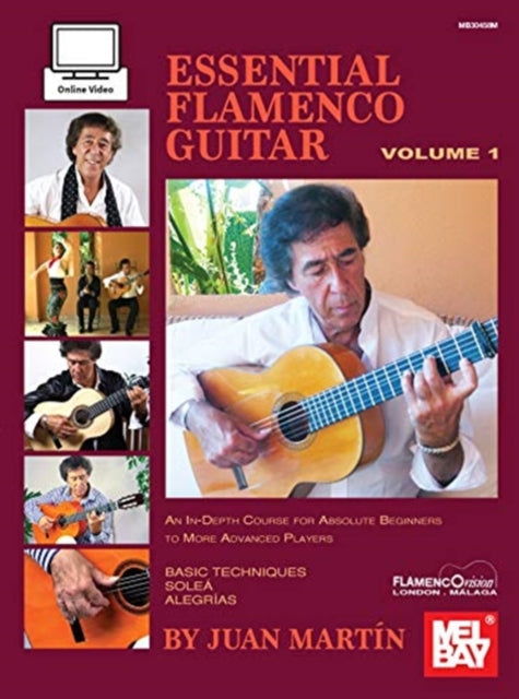 Book cover of: Essential Flamenco Guitar. By: Juan Martin