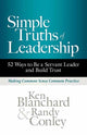 Simple Truths of Leadership, 52 Ways to Be a Servant Leader and Build Trust 9781523000623 Ken Blanchard