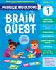 Book cover of: Brain Quest Phonics Workbook: Grade 1. By: Workman Publishing