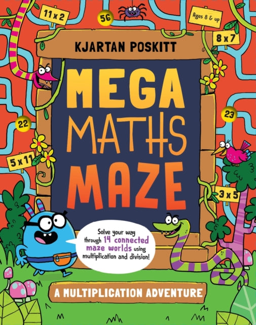 Book cover of: Mega Maths Maze (UK Edition). By: Kjartan Poskitt