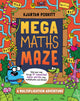 Book cover of: Mega Maths Maze (UK Edition). By: Kjartan Poskitt