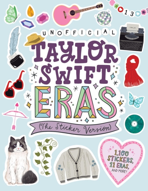 Book cover of: Taylor Swift Eras (The Sticker Version). By: Workman Publishing