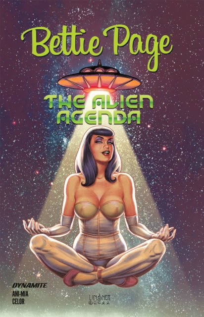 Book cover of: Bettie Page:  Alien Agenda. By: Mia McLaughlin