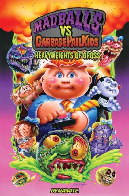 Book cover of: Madballs vs Garbage Pail Kids: Heavyweights of Gross. By: Sholly Fisch