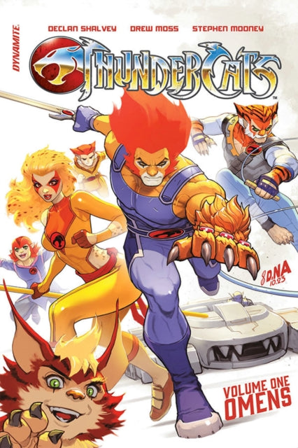 Book cover of: ThunderCats Vol. 1: Omens. By: Declan Shalvey