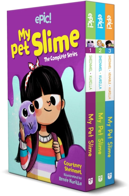 Book cover of: My Pet Slime Box Set. By: Courtney Sheinmel