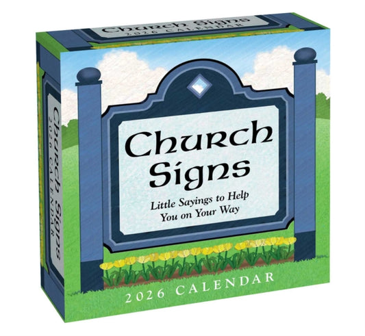 Book cover of: Church Signs 2026 Day-to-Day Calendar