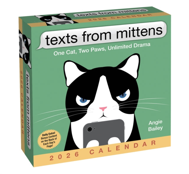 Book cover of: Texts from Mittens the Cat 2026 Day-to-Day Calendar
