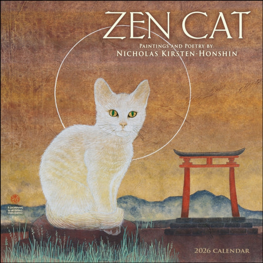 Book cover of: Zen Cat 2026 Wall Calendar