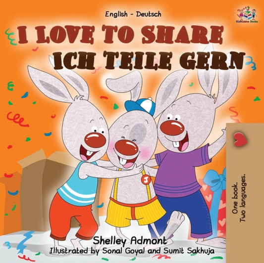Book cover of: I Love to Share Ich teile gern. By: Shelley Admont