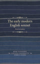 Book cover of: Early Modern English Sonnet. By: Laetitia Sansonetti