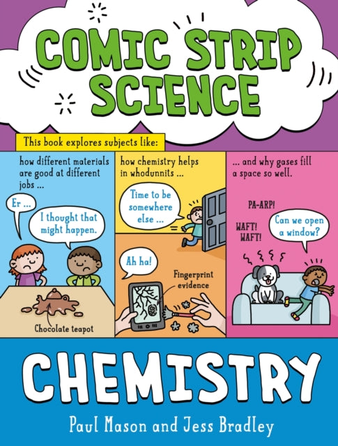 Book cover of: Comic Strip Science: Chemistry. By: Paul Mason