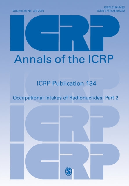 Book cover of: ICRP Publication 134. By: ICRP
