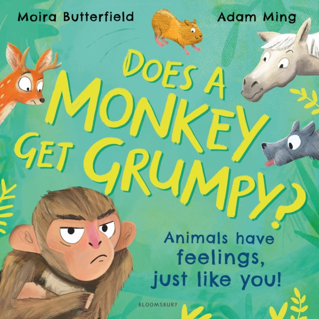 Book cover of: Does A Monkey Get Grumpy?. By: Moira Butterfield