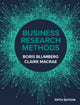 Book cover of: Business Research Methods 5e. By: BLUMBERG
