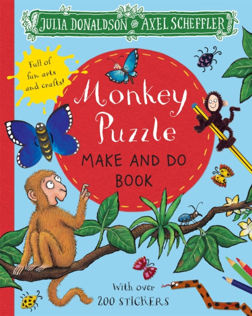Book cover of: Monkey Puzzle Make and Do Book. By: Julia Donaldson
