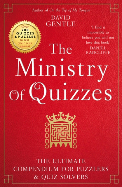 Book cover of: Ministry of Quizzes. By: David Gentle
