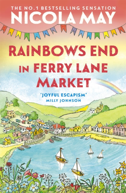 Book cover of: Rainbows End in Ferry Lane Market. By: Nicola May