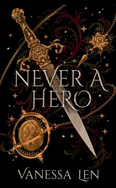 Book cover of: Never a Hero. By: Vanessa Len