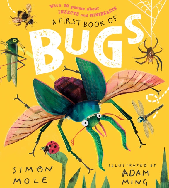 Book cover of: First Book of Bugs: with 30 poems about insects and minibeasts