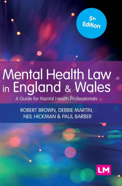 Book cover of: Mental Health Law in England and Wales. By: Brown, Robert A.