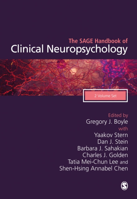 Book cover of: SAGE Handbook of Clinical Neuropsychology. By: Gregory J. Boyle