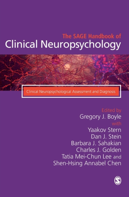Book cover of: SAGE Handbook of Clinical Neuropsychology. By: Gregory J. Boyle