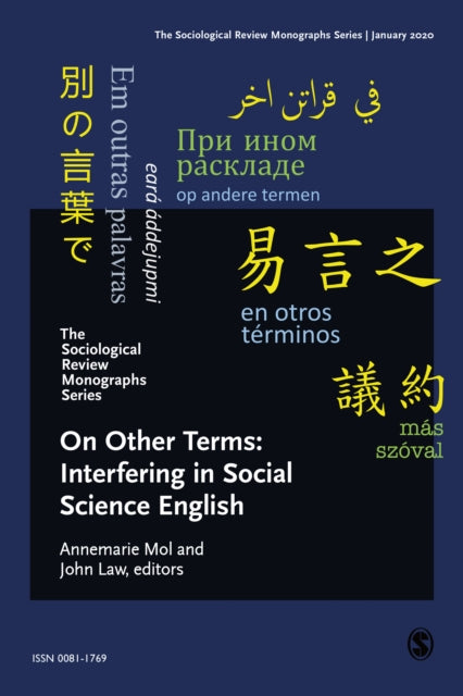 Book cover of: Sociological Review Monographs 68/2. By: SOM