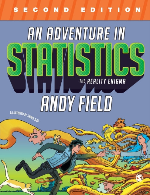 Book cover of: Adventure in Statistics. By: Andy Field