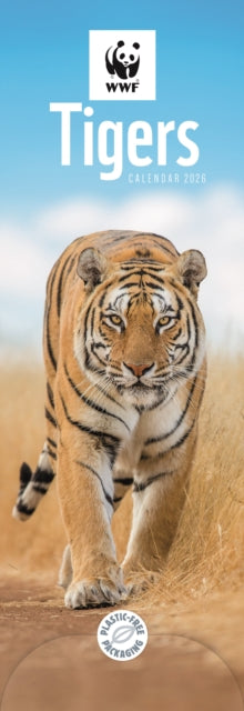 Book cover of: Wwf Tigers Slim Calendar 2026
