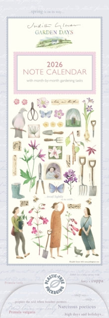 Book cover of: Garden Days Slim Calendar 2026