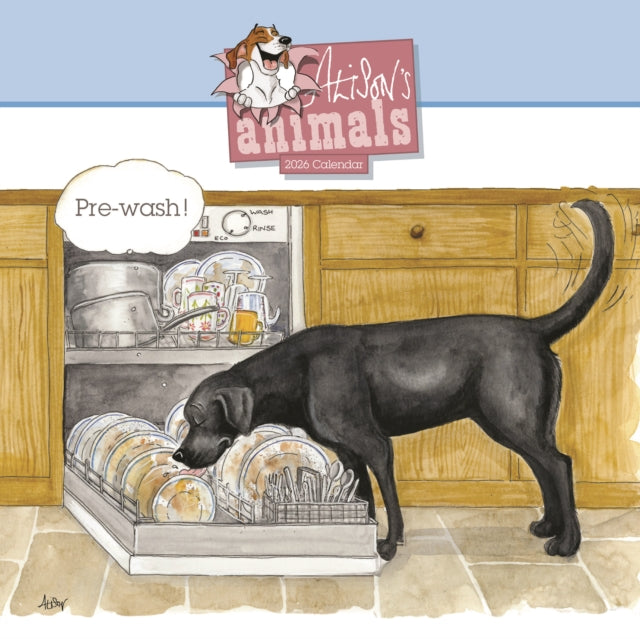 Book cover of: Alisons Animals Wiro Wall Calendar 2026