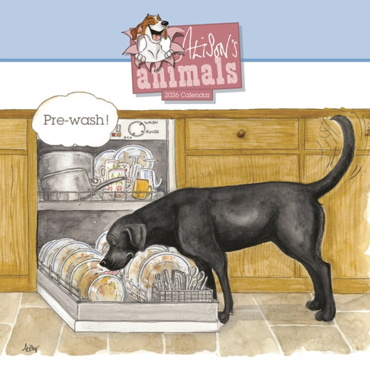 Book cover of: Alisons Animals Wiro Wall Calendar 2026