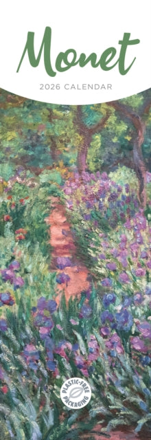 Book cover of: Claude Monet Slim Calendar 2026